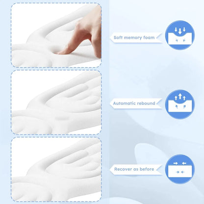 Keyboard Mouse Wrist Rest Angel Wing Memory Foam Mouse Wrist Rest Support Ergonomic Non-Slip For Office Gaming Computer Laptops