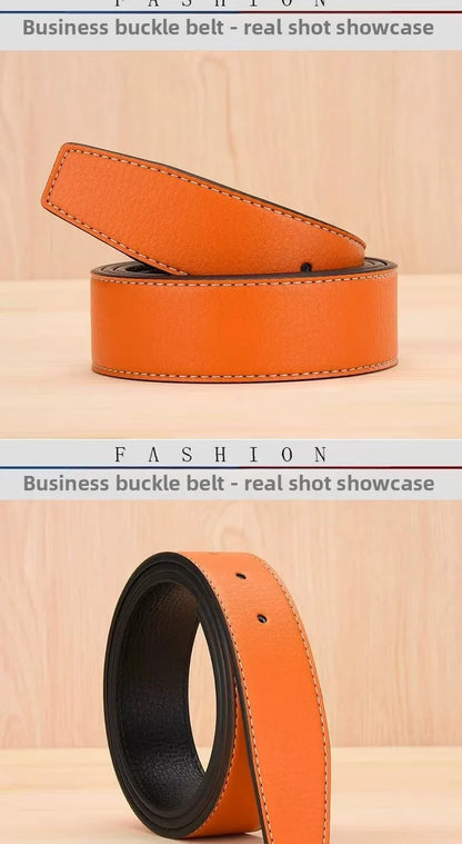 NEW Luxury Brand Belts Men High Quality Pin Buckle Male Strap Fashion Genuine Leather Waistband Without Buckle 3.8cm Ceinture