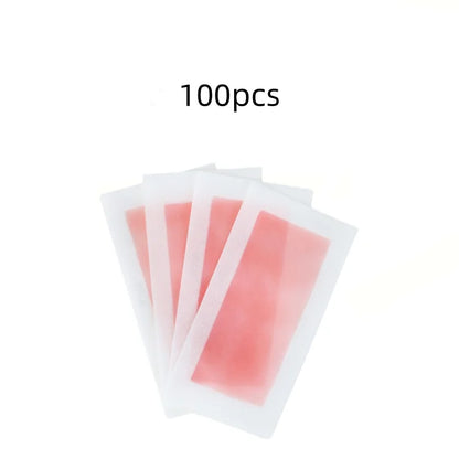 10/20/100 Pcs Depilatory Wax Strips Hair Removal Wax Paper Cold Wax Strips Paper For Face Neck Arm Leg Body Beauty Tools
