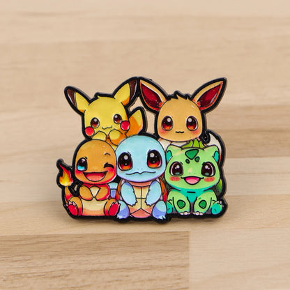 Cute Anime Elf Monster Enamel Pin Cool Game Brooches Lapel Badges Briefcase backpacks Accessories Decoration Jewelry Kids Gift
