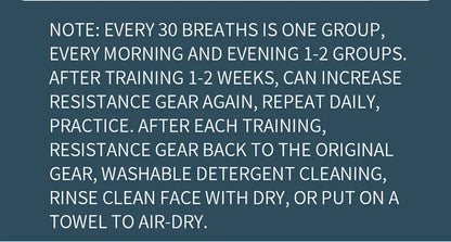 Silicone Respiratory Trainer Lung Ventilator Fitness Equipment High-altitude Respiratory Training Tools for Exercise