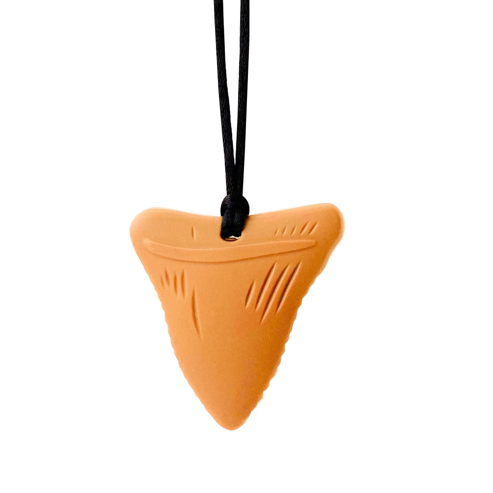 1pcs silicone teether children building block chewing necklace sensory chewing molar pendant oral motor toy for ADHD boy gift