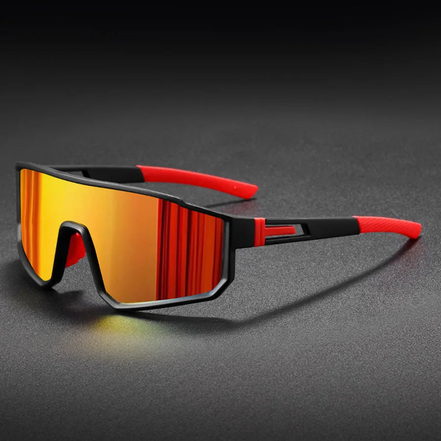 2PCS Oversize Cycling Sunglasses UV400 Protective Outdoor Sports Climbing Driving Bike Glasses Men Women Bicycle Goggles