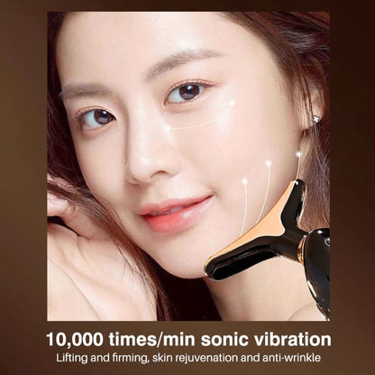 Face Lifting Device Neck Facial Eye Massage Introducer Microcurrent Skin Rejuvenation Anti Aging Beauty Device Face Massager