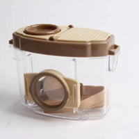 Brown binoculars