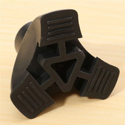 19mm Canes Self Standing Protect End Cover Eldder Walking Stick Rubber Non-Slip Pad End Bottom Cap Tripod Shaped Tip Replacement