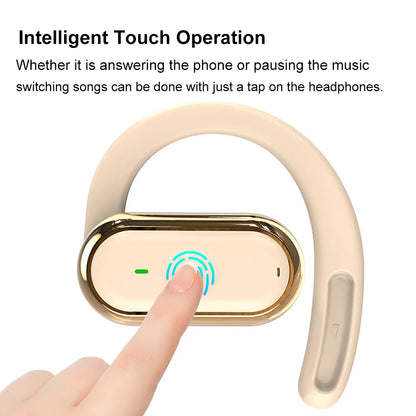 KEBIDUMEI Open-Ear Bluetooth 5.4 Earphones Ear Hook TWS Wireless Headphones IPX6 Waterproof Headsets HiFi Stereo Sports Earbuds
