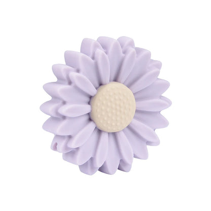LOFCA Daisy 10pcs Silicone Beads Sunflower Cute Silicone Beads Food Grade Teether BPA-Free Baby Toy Chain Accessories