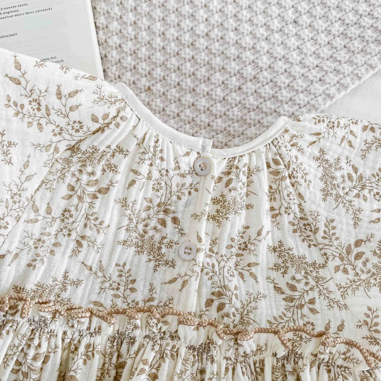0-24M Baby Clothes Summer Baby Girl Bodysuit Floral New Female Baby Small Flying Sleeve Romper Dress Newborn One-piece Jumpsuit