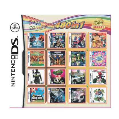 Pokemon DS NDS 3DS Game Card Simplex 486/489/500/520/5208/510/482/468 In1 Video Games Cartridge For NDS NDSL NDSi 3DS 2DS