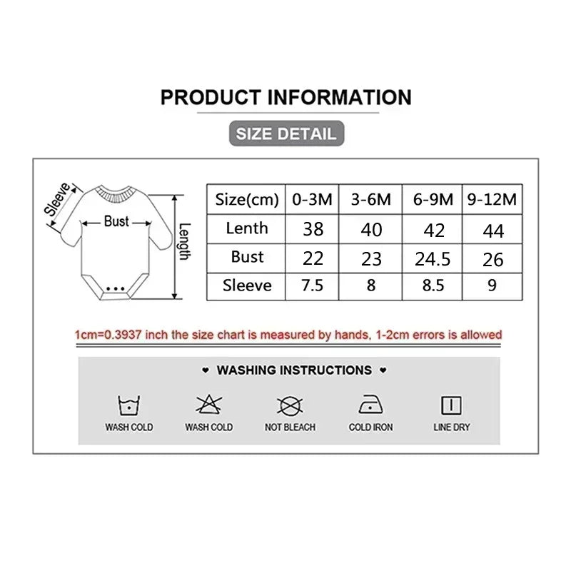 I Love My Family 100% Cotton Bodysuit Soft Baby Cloths Best Gift for Baby Onesie Jumpsuit for 0 To 12 Months Cute Newborn