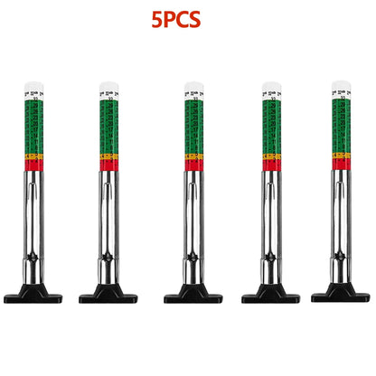 2/5/10Pcs Car Tyre Measuring Pen 25mm Universal Tire Tread Pattern Depth Measuring Tool AutomotiveTire Depth Gauge