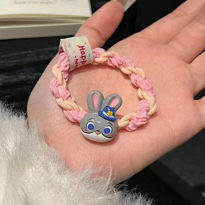 Cartoon Logo For "Zootopia" Featuring Wild Animals Judy Nicki Hairband