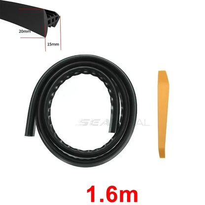 1.6m Auto Dashboard Sealing Strip Universal Car Sticker Rubber Seals Noise Insulation for Weatherstrip Car Accessories