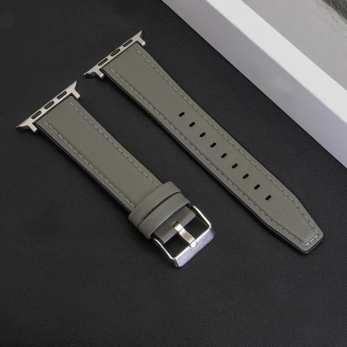 Leather Band Strap for Apple Watch Band Ultra 3 49mm 11 10 9 8 7 46 45 41mm High Quality for IWatch Series 6SE54 44 40mm Correa