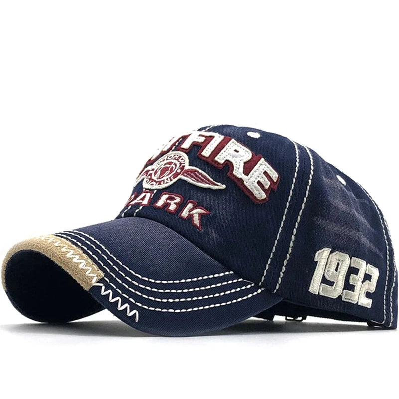 Men Women Cotton Embroidered Letter Printed Baseball Cap Cowboy Hip Hop Dance Club Snapback Hat Visors Summer Sports Sun Hats