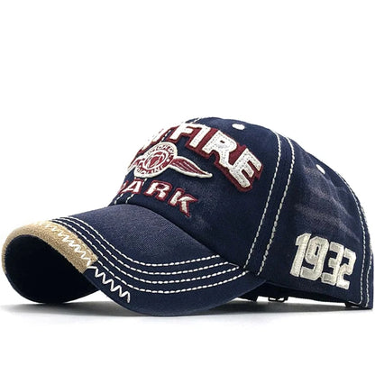 Men Women Cotton Embroidered Letter Printed Baseball Cap Cowboy Hip Hop Dance Club Snapback Hat Visors Summer Sports Sun Hats