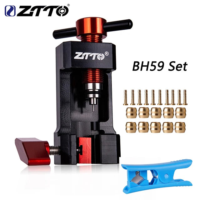ZTTO Bicycle Hydraulic Disc Brake Oil Needle Tool Driver Hose Cutter Cable Pliers Olive Connector Insert BH59 BH90 Install Press