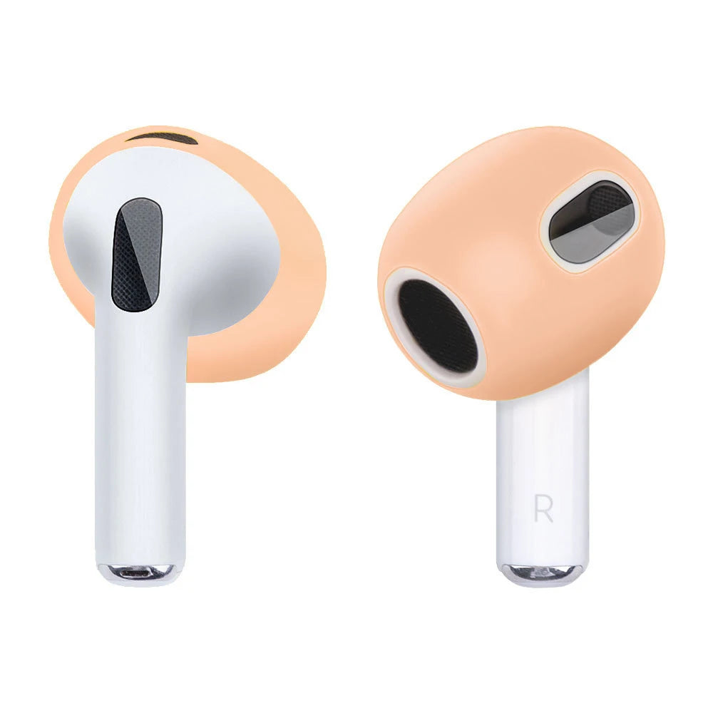 R Silicone Ear Pads For Apple Airpods 3rd Wireless Earphones Protective Case Caps Covers Airpods3 Earpads Eartips 2pcs/Pair