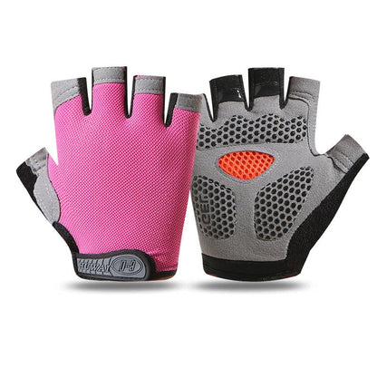 Weightlifti Gym Gloves Fitness Training Fingerless Women Men Bodybuilding Exercise Sports Gloves Cycling Anti Slip Breathable