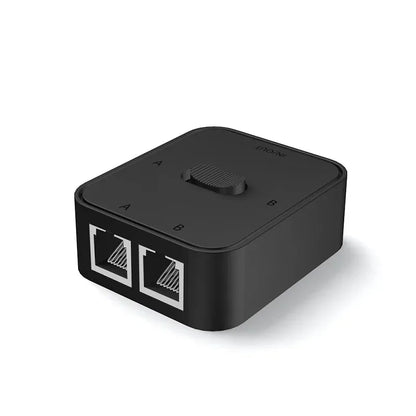 2 Port 1000Mbps Gigabit Network Switch RJ45 Switch Network Splitter Cable Extender Selector Power Free 2 Way adapter Connector