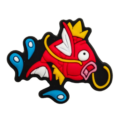Random 10/20/30/50pcs Pokemon Cartoon Shoe Charms for Kids Sandals Classic Shoe Accessories Decoration Pins Party Birthday Gifts
