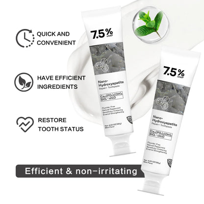 Nano Hydroxyapatite Toothpaste Remover Coffee Tea Stain Improve Bad Breath Prevent Caries Teeth Whitening Toothpaste Products