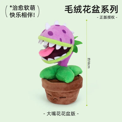 Plants Vs Zombies 2 Sunflower Pea Shooter Potted Plants Plush Doll Toy Pillow Toy Game Figures Soft Pillow Teens Birthday Gifts