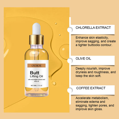 Hip Lifting Oil Buttock Lifting Oil Firming Nourishing Moisturize Tighten Shaper Bum Sexy Body Butt Massage Care Essential Oil