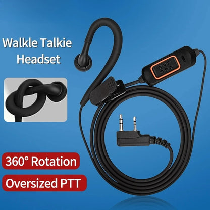 New Baofeng 780 Headset Mic earphone For BaoFeng UV-5R UV-5RH UV-21 PRO Quansheng UV-K6 Walkie Talkie Two Way Radio Accessories
