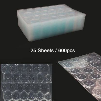 Double Side Nail Jelly Glue Transparent False Nail Art Adhesive Tape Glue Stickers DIY Reusable Manicur Nails Accessories