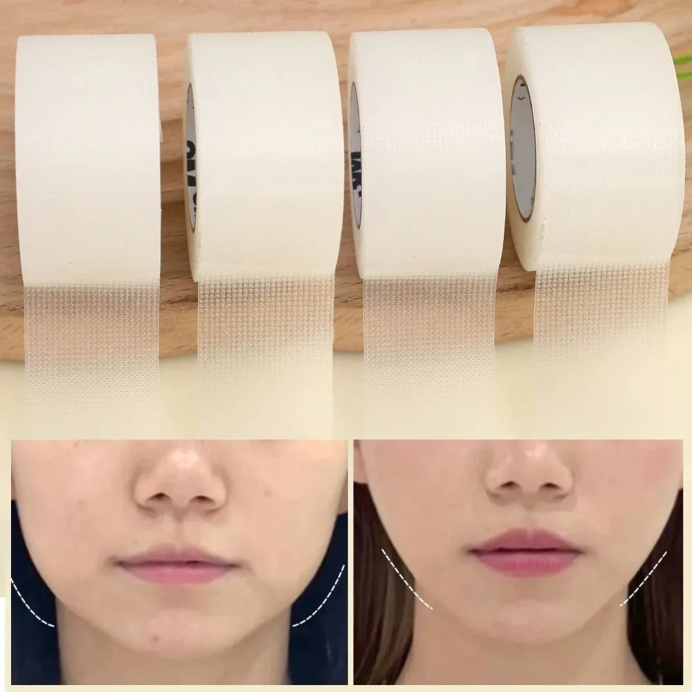8M/Roll PE Facial Tape Breathable Lift Wrinkles Cosplay Makeup Tape Beauty Makeup Tool Transparent V-Line Face Lift Tape