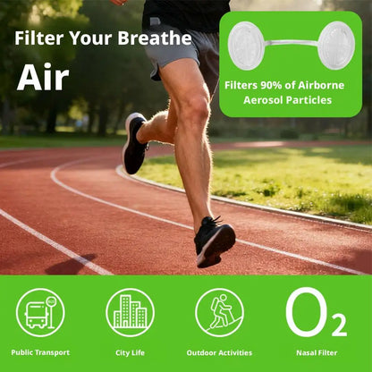 Disposable Nose Filters Invisible Nasal Plugs Dust Allergy Smog Control Outdoor Daily Use Nose Plug