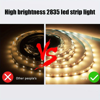 5V 2835 LED Strip Lights can be pasted,cuttable,White/Warm White Flexible LED Light For TV Backlight Home Cabinet Decor Lighting