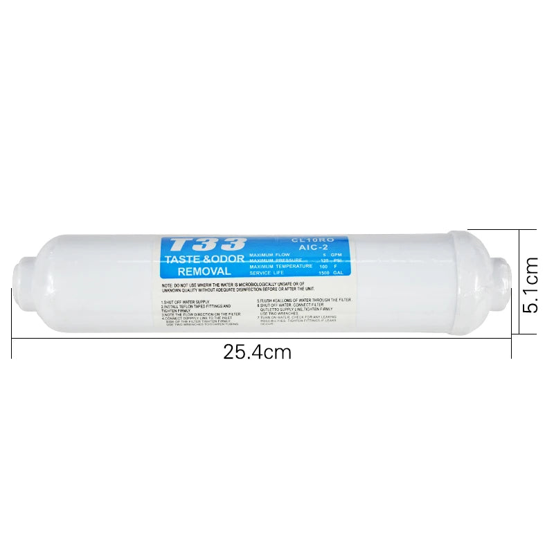 Kitchen Machine Water Filters For Household a Small Coconut Shell Activated Carbon Filter T33 Aquarium