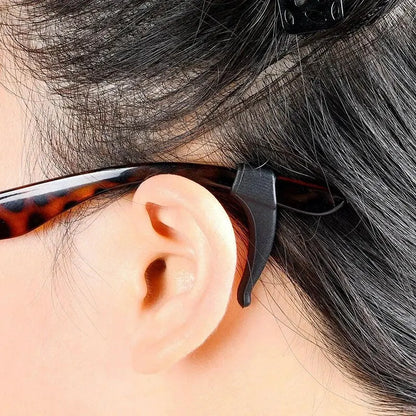 10/20/30/100pcs Anti-slip Silicone Ear Grip Glasses Eyeglasses Leg Ear Hook Stopper Bracket Fastener Accessories Temple Tip