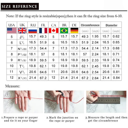 Fashion Vintage Metal Minimalist Beautiful Blue Zircon Ring Women's Wedding Band Anniversary Party Gift Jewelry