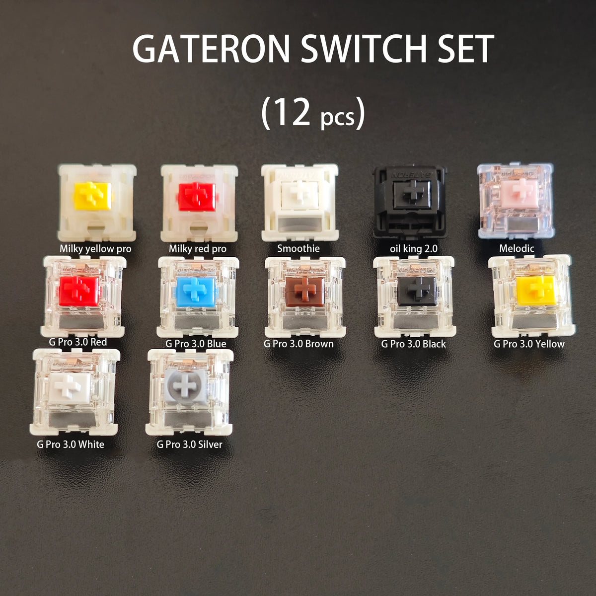 Outemu Gateron Kailh Switches Tester Multi Brand Experience Package for Mechanical Keyboard Magnetic Keyboard Low Profile Switch