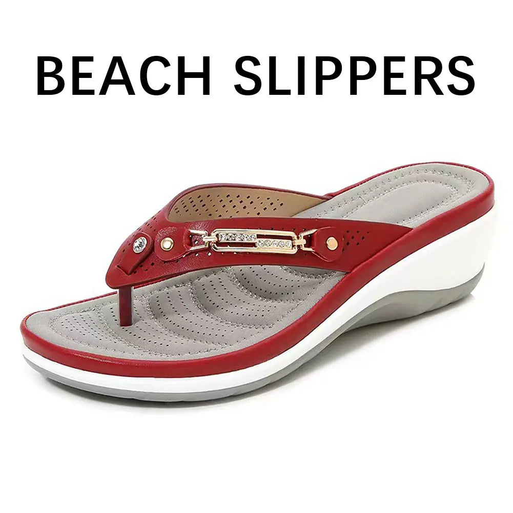 2024 Women's Slippers New Fashion Slides Non-Slip Shoes Beach Sandals Women Outside Leisure Flip Flops Wear Open Toe
