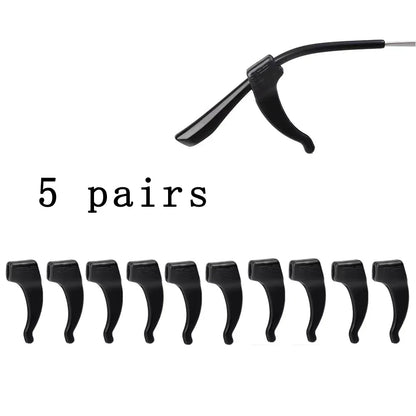10/20/30/100pcs Anti-slip Silicone Ear Grip Glasses Eyeglasses Leg Ear Hook Stopper Bracket Fastener Accessories Temple Tip