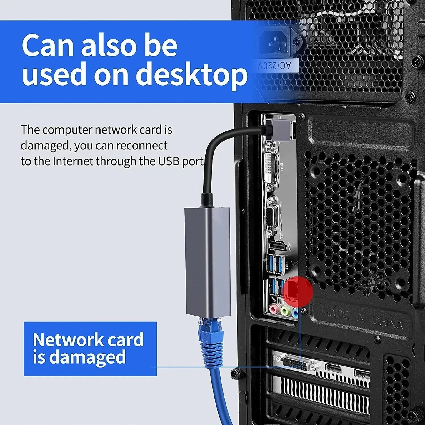 USB Type C Ethernet Adapter 1000Mbps USB 3.0 RJ45 Network Card  For MacBook PC Windows XP 7 8 10 Android USB Lan Internet Cable
