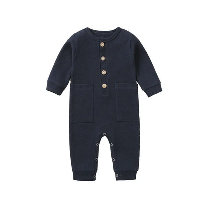 Cotton Jumpsuits Newborn Baby Rompers Sleepsuits INS Jumpers One-pieces Sleepers Autumn Spring Growings Roupa De Bebe Grows