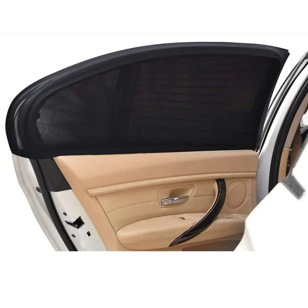 2 or 4pcs screen window set premium window sunshade breathable mosquito net for front and rear windows, UV protection Accessorie