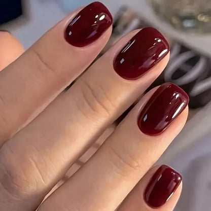 ARTAUG 24PCS Press On Nails Medium White Square Press On Nails Sweet Press On Nails korean press on nails