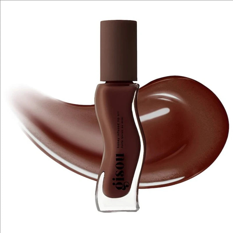 Gisou New Colors Full Range Of Long-lasting Moisturizing Raspberry Swirl Lip Oils Lip Gloss Care Lip Plumping Exfoliating Gloss