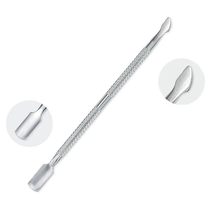 LINMANDA Cuticle Pliers with Cuticle Pusher Stainless Steel Cuticle Remover and Trimmer Perfect For Fingernails and Toenails