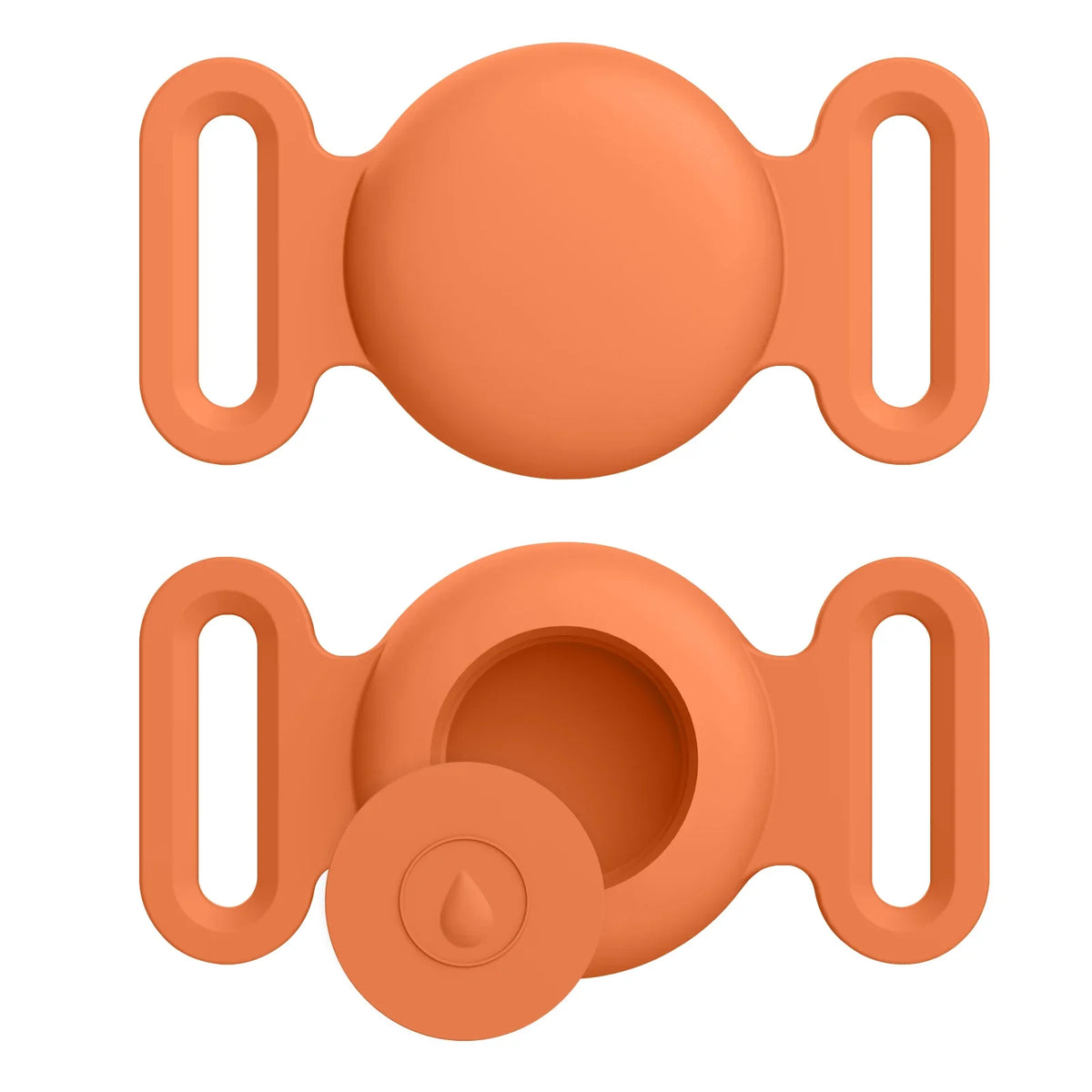 Waterproof Silicone Cover For Apple Airtag Case Double Ear Dog Cat Collar GPS Finder Protective Cases For Apple Air Tag Tracker