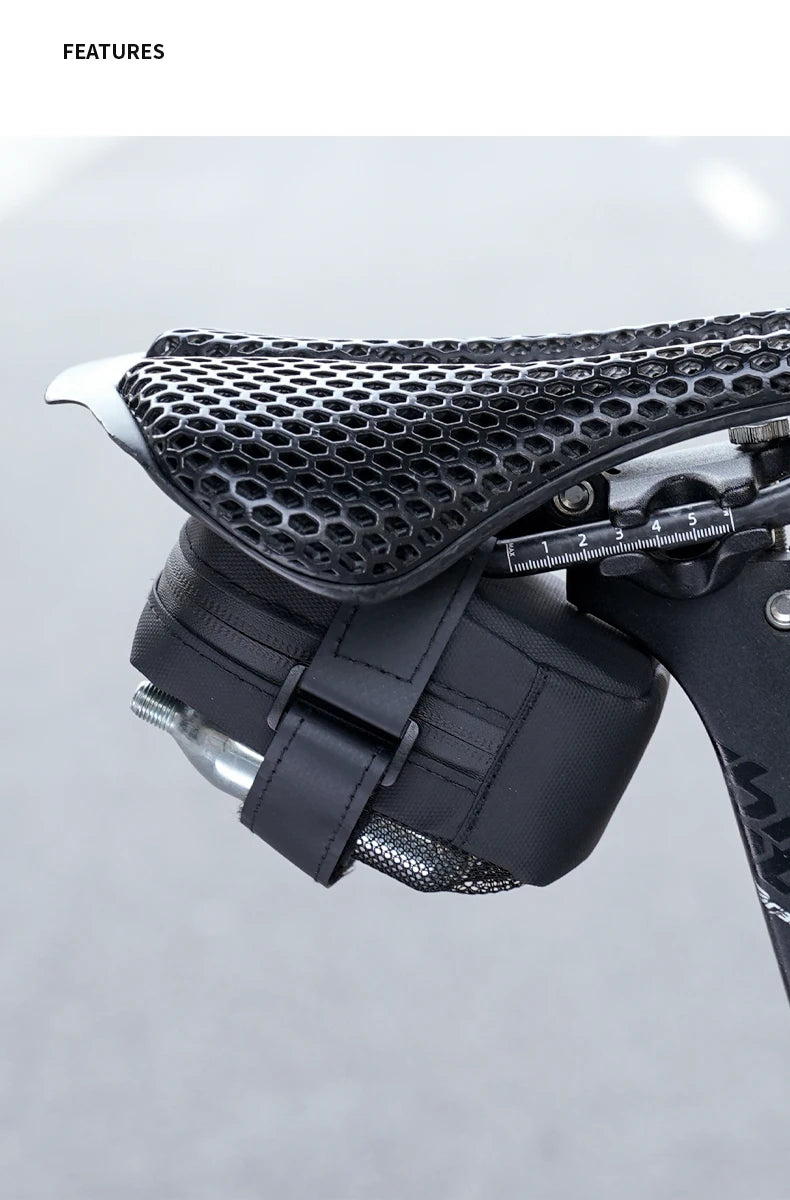 ESLNF Bike Saddle Bag Waterproof Mountain Road Bicycle Tail Bag Bike Under Seat Pack Cycling Tools Bag