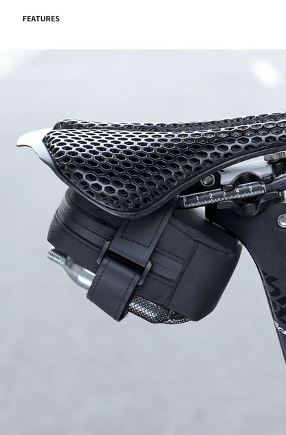 ESLNF Bike Saddle Bag Waterproof Mountain Road Bicycle Tail Bag Bike Under Seat Pack Cycling Tools Bag