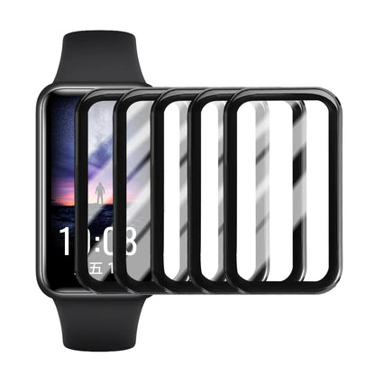 Curved Film for Xiaomi Mi Band8 Active Screen Protector Anti-scratch Full Cover Protective Film for Mi Band 9 Active Not Glass